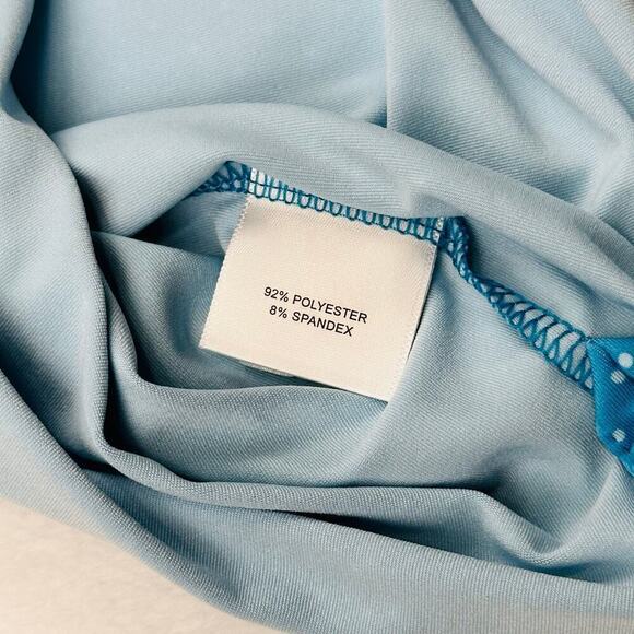 Peter Millar Men's Large Summer Comfort Blue Polka Dot Golf Polo Shirt NEW - Picture 8 of 12